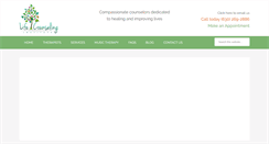 Desktop Screenshot of lifecounselinginstitute.com